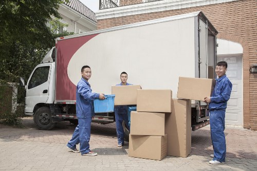 Packing boxes prepared for a move in Westkensington