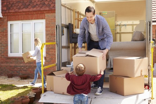 House removalists loading furniture in West Kensington