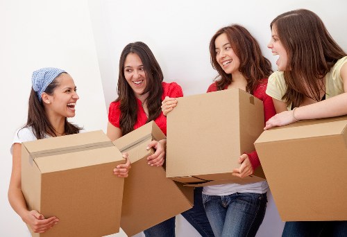 Van loading safety procedures with careful manual handling