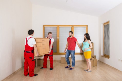 Loading a hired removal truck in Westkensington