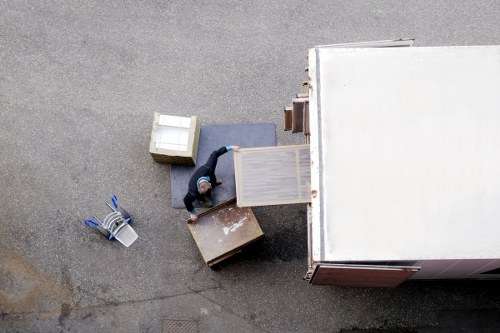 Packing and loading furniture for a West Kensington home move