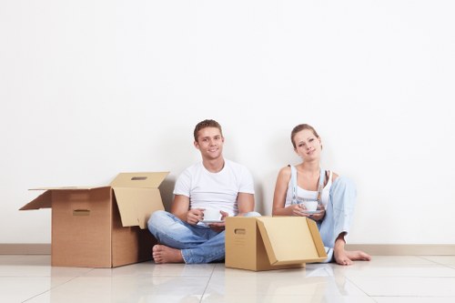 Removals van service for local moves in West Kensington