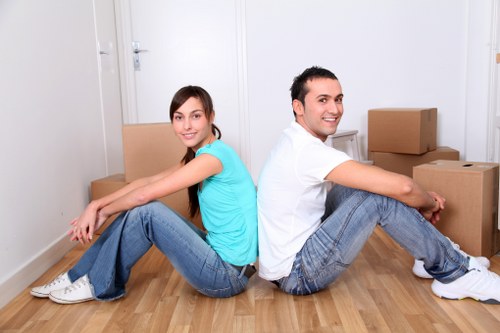 Reliable man and van service preparing for a move in West Kensington