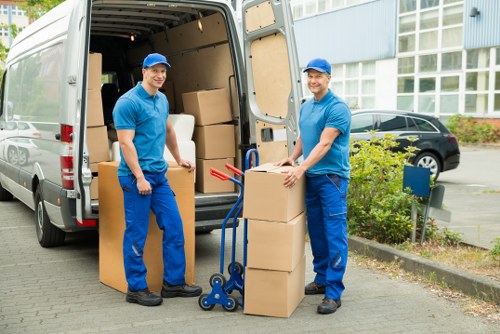 Commercial moving truck service for businesses in West Kensington