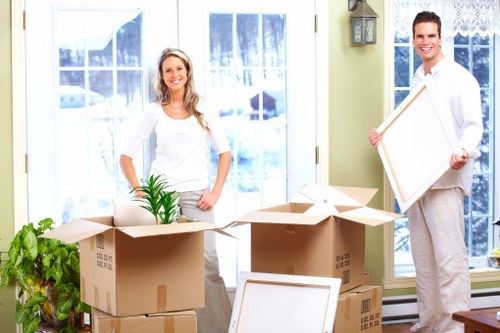 Moving furniture from a West Kensington apartment