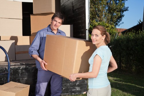 Man with a van ready for a West Kensington property move