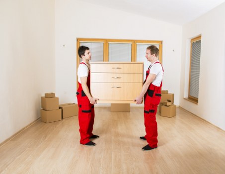 Westkensington van service loading furniture and boxes